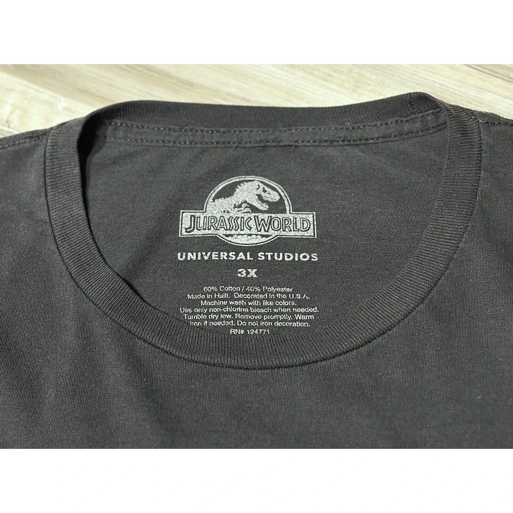 Universal Studios Orlando Resort Jurassic World Velocicoaster Shirt Size 3XL - Picture 6 of 7